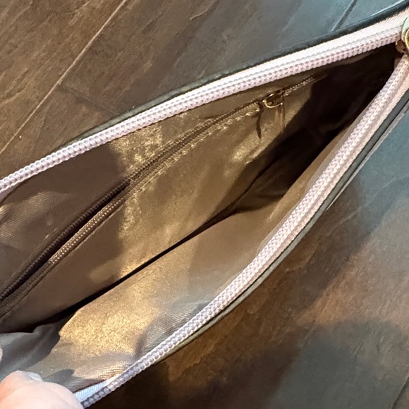 Women’s light purple Wristlet Clutch with Cowhide Strap - Picture 5 of 6